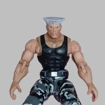 NECA 스트리트 파이터 IV 가일 카모플라쥬