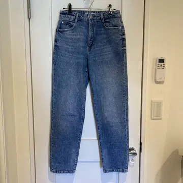 새상품급 ZARA 블루 마무핏 청바지 데님 38