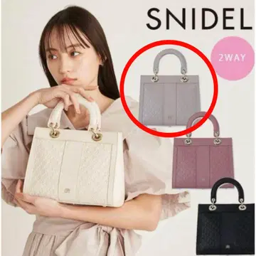 snidel 퍼프 핸들백 숄더백