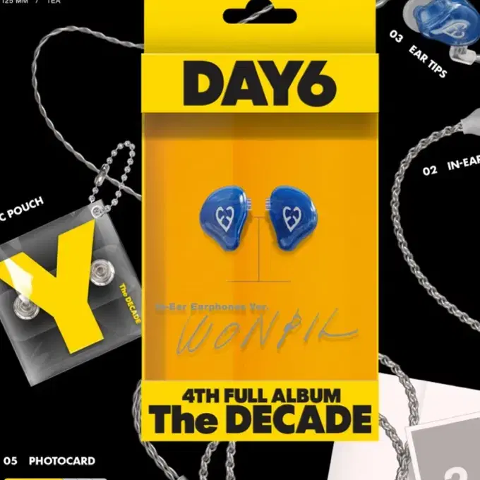 新品未開封 DAY6 The DECADE イヤホン WONPIL 新品未開封 DAY6 The DECADE イヤホン WONPIL DAY6 4th Album - The