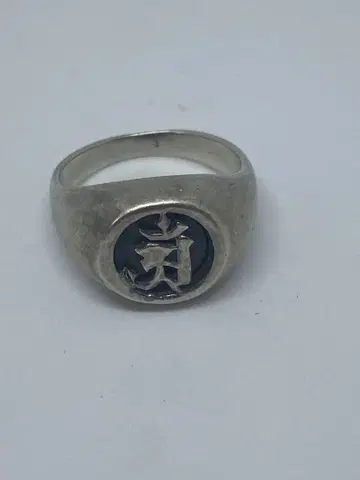 범자 반지 925 오닉스 22호