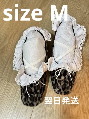 Bibiy. LACE BALLERINAS leopard