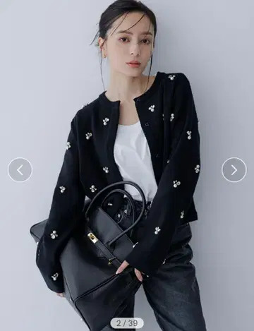 nuans 아뉴앙스 비쥬 니트 자켓