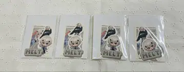 4점 묶음 판매 STPR family EXPO 복권 C상 멜트 군 스티커