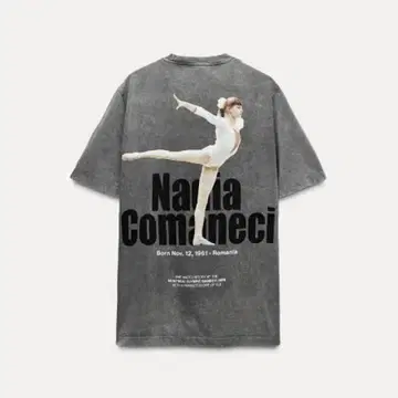 ZARA 나디아 코마네치 티셔츠