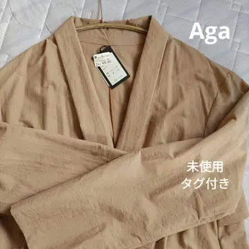 [ 미사용 택 포함 ] Aga 카멜색 롱 코트