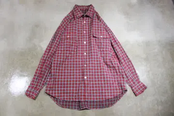 90s Y's for men check shirt