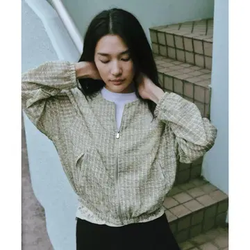 새상품급 ZARA 오간자 플루이드 자켓 M