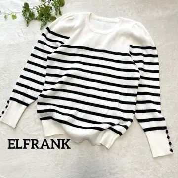 새상품 ELFRANK 엘프랭크 보더 니트 긴팔