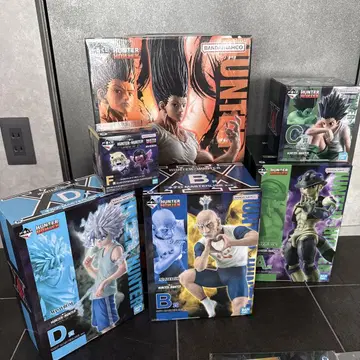 HUNTER x HUNTER 피규어 세트 반다이 제일복권 세트