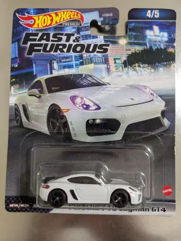 Hot Wheels 와일드 스피드 포르쉐 718 Cayman GT4