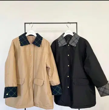 로지몬스터 체크 코트