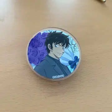 명탐정 코난 마츠다 진페이 톰스 꽃다발 아크릴 클립 배지