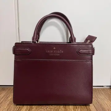 kate spade 버건디 핸드백
