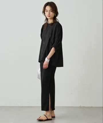 Lounge dress 분또 지퍼 스커트