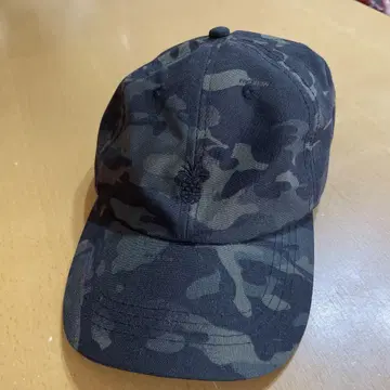 Q ilo 캡 파인애플 자수 카모플라쥬