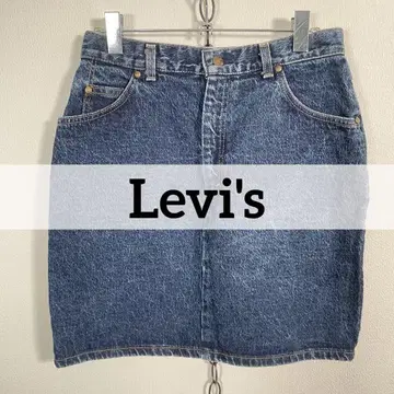 USA제 90s 빈티지 Levi's 데님 미니 스커트 573