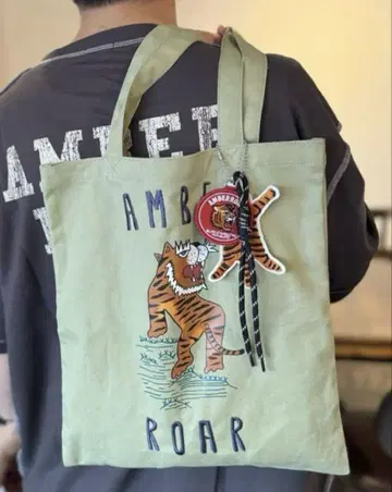AMBERROAR 앰버로아 시마무라 토트백 그린