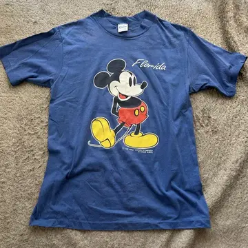 빈티지 새상품급 미키마우스 VELVA SHEEN 티셔츠