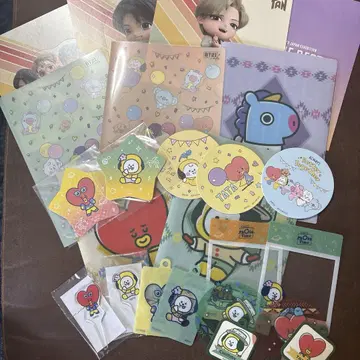 BTS BT21 cafe 굿즈 세트