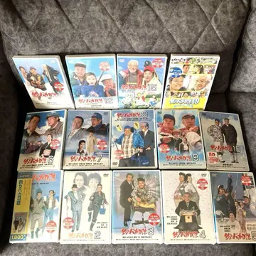 낚시 바보 일지 DVD 1~12, 15, 19 미사용품 슈링크 포함 세트