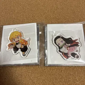 귀멸의 칼날 트레이딩 아크릴 키링 아가츠마 젠이츠 카마도 네즈코 행각