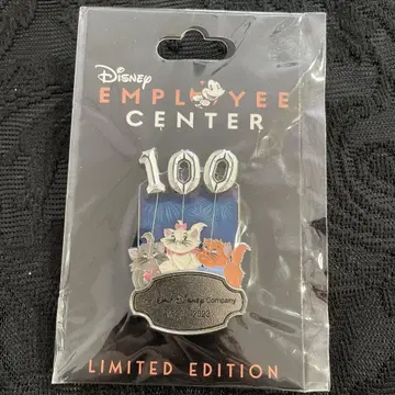 디즈니 엔플로이 센터 100주년 기념 핑 핀 배지