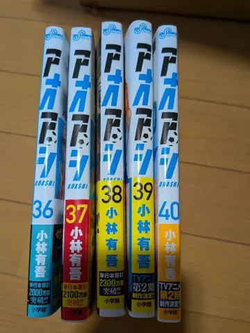 아오아시 36-40권 세트