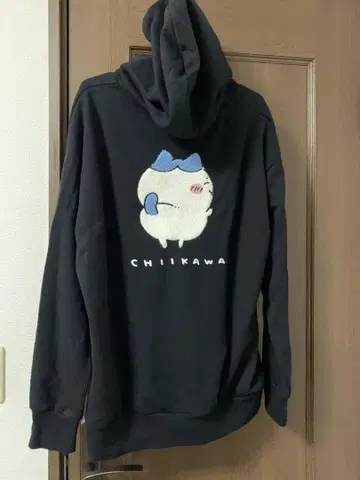 치이카와 (먼작귀) 시마무라 하치와레 후드티 사가 자수