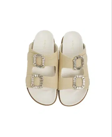Herlipto Double Strap Crystal Sandals