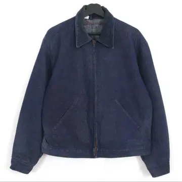 70s 다크 블루 데님 자켓 usa XL