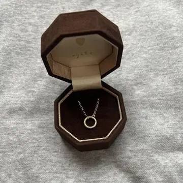 agate 실버 다이아몬드 목걸이