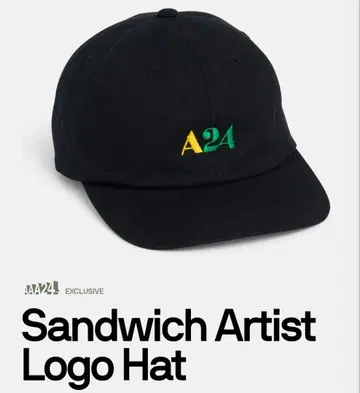 a24 캡 Sandwich Artist Logo Hat AAA 한정판