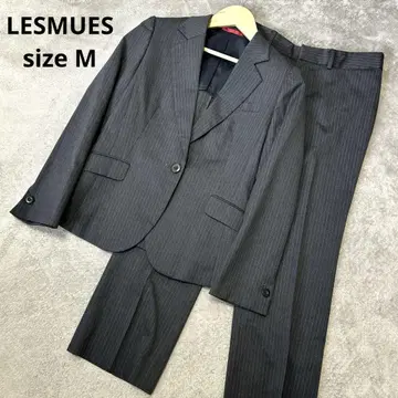 새상품급 LESMUES 레미유 여성용 비즈니스 정장 셋업 그레이