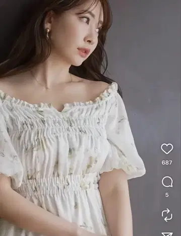 Herlipto Belle Jardin Chiffon Dress