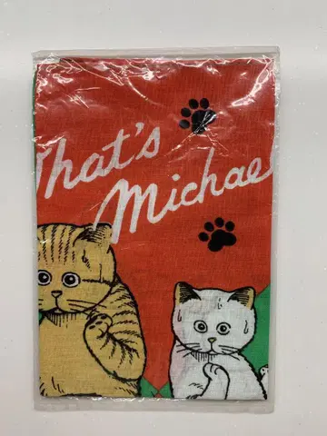 What's Michael? 왓츠 마이클 손수건 후지 컬러 레트로