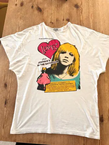 HYSTERIC GLAMOUR 코트니 러브 돌먼 티셔츠