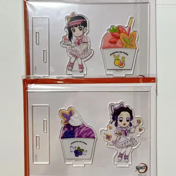 귀멸의 칼날 아이스크림 카페 아크릴 스탠드 코쵸우 시노부 츠유리 카나오