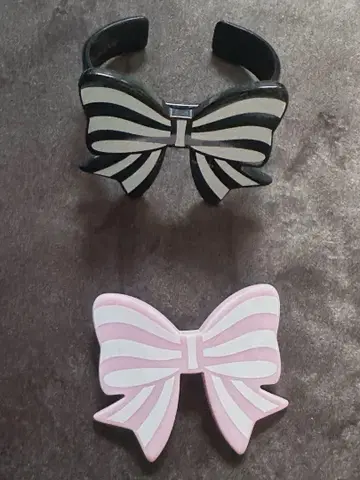 Party Ribbon 뱅글 머리핀 세트