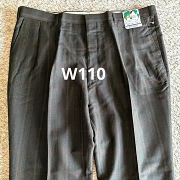 남성용 슬랙스 팬츠 골프 브라운 체크 무늬 W110 하자품