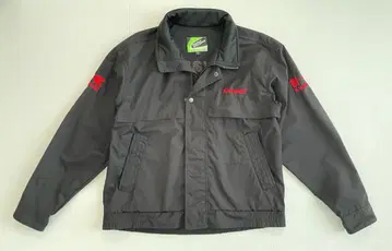레어 KAWASAKI 바이크 자켓 점퍼 블루종 블랙 빨간색 자수