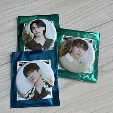 SEVENTEEN 캔뱃지 정한 원우 승관