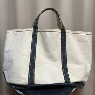 80s L.L.Bean 토트백 L 네이비