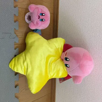 커비 별 모양 봉제 인형 핑크