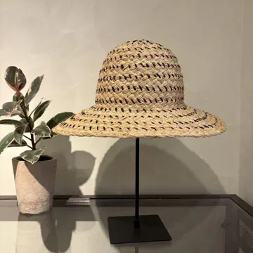 베이지 스트로우 햇 밀짚모자