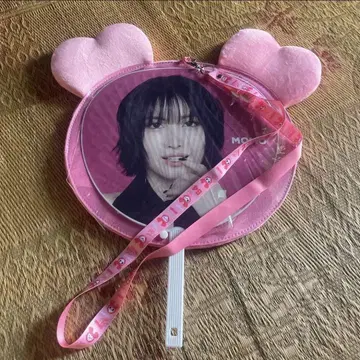 TWICE 부채 커버 부채 스트랩 모모