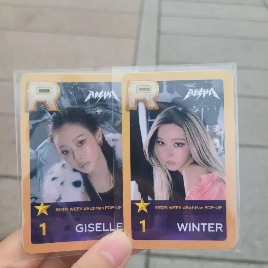 AESPA | 에스파 Aespa Richman pop up Superstar SM photocard