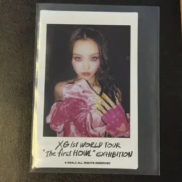 XG The first HOWL CHISA 폴라로이드