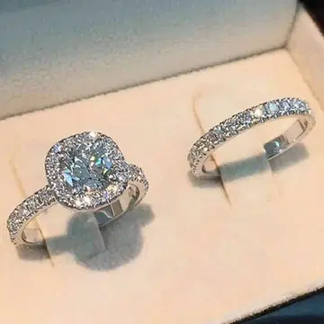 다이아몬드 반지 세트
