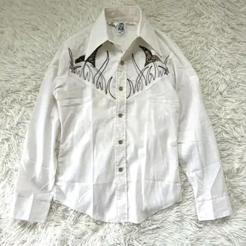 KENNINGTON 케니 자수 셔츠 퀼팅 빈티지